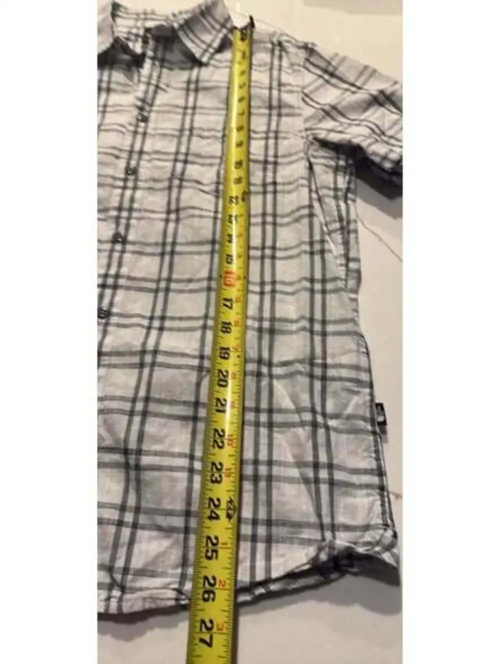 The North Face Short Sleeve Plaid Button Down Shirt